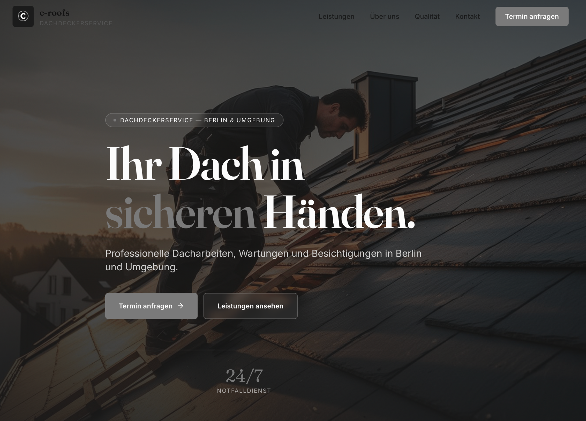 c-roofs — Dachdeckerservice · Web